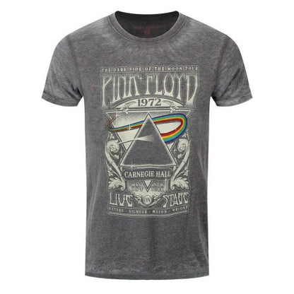 Front - Pink Floyd Unisex Adult Carnegie Hall Burnout T-Shirt