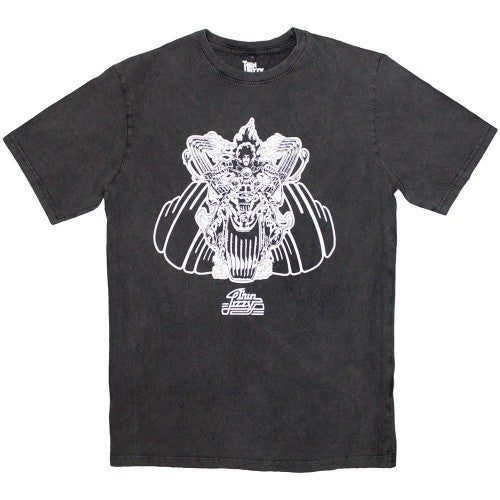 Front - Thin Lizzy Unisex Adult The Rocker Stone Wash T-Shirt