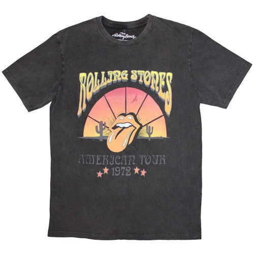 Front - The Rolling Stones Unisex Adult Desert ´72 Stone Wash T-Shirt