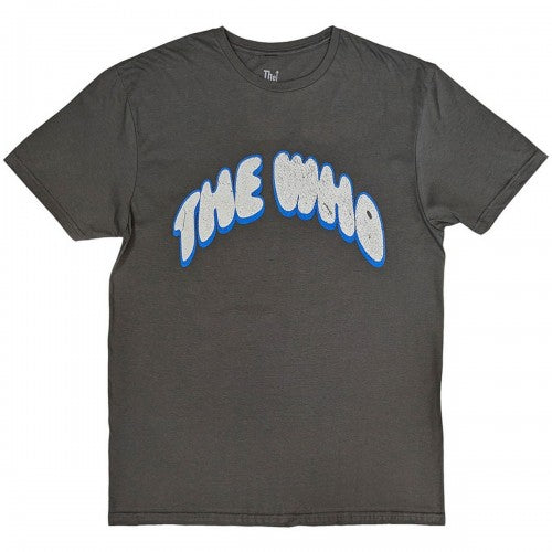 Front - The Who Unisex Adult Flag Cartoon Back Print T-Shirt