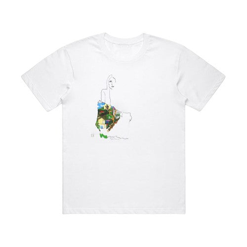Front - Joni Mitchell Unisex Adult Ladies Album T-Shirt