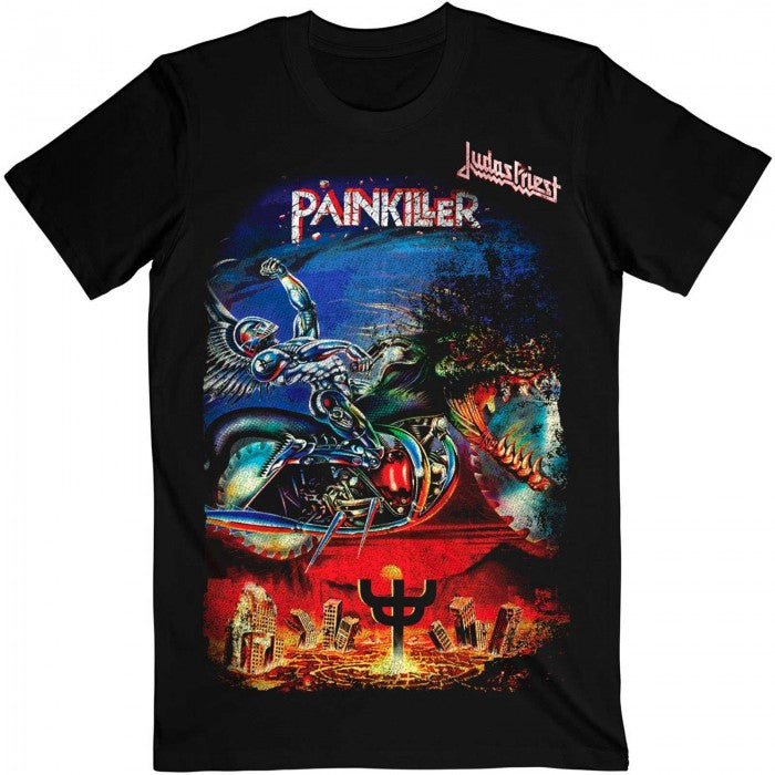 Front - Judas Priest Unisex Adult Painkiller T-Shirt