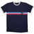 Front - Oasis Unisex Adult 1996 Tour Horizontal Stripe Ringer T-Shirt