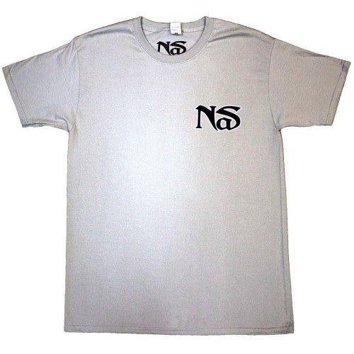 Front - Nas Unisex Adult One Mic Back Print T-Shirt