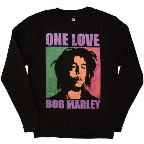 Front - Bob Marley Unisex Adult One Love Oversized Sweatshirt