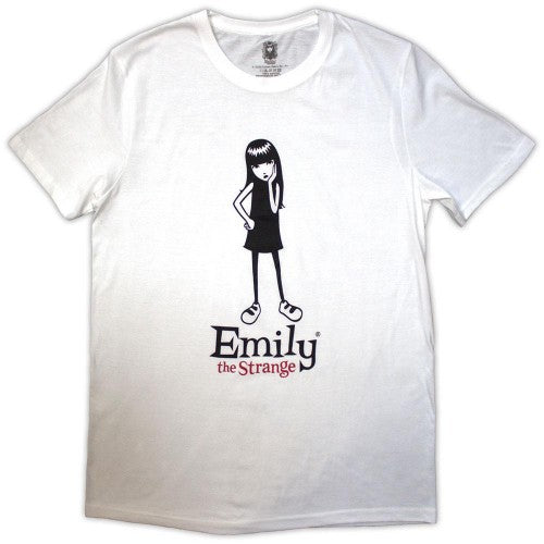 Front - Emily The Strange Unisex Adult Photo Poses T-Shirt