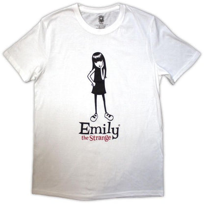 Front - Emily The Strange Unisex Adult Photo Poses T-Shirt