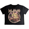 Front - Def Leppard Womens/Ladies Love Bites Crop Top