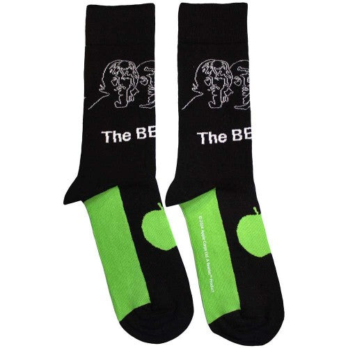 Front - The Beatles Unisex Adult White Album Faces Socks