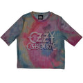 Front - Ozzy Osbourne Womens/Ladies Logo Mesh Crop Top