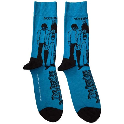 Front - The Beatles Unisex Adult Sub & Band Outlines Socks