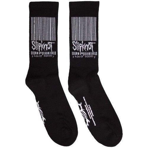 Front - Slipknot Unisex Adult Barcode & Tribal Terrycloth Socks