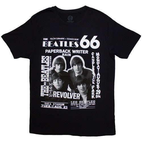 Front - The Beatles Unisex Adult 1966 T-Shirt