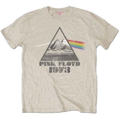 Front - Pink Floyd Unisex Adult Pyramids T-Shirt