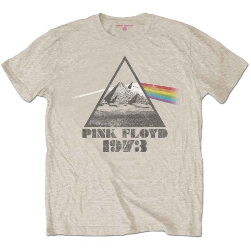 Front - Pink Floyd Unisex Adult Pyramids T-Shirt