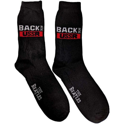 Front - The Beatles Unisex Adult Back In The USSR Socks