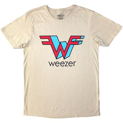 Front - Weezer Unisex Adult Logo T-Shirt