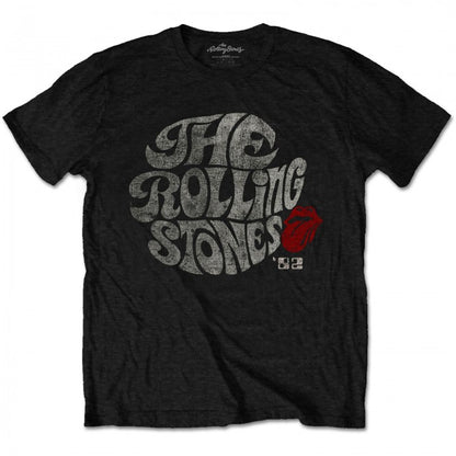 Front - The Rolling Stones Unisex Adult ´82 Swirl Eco Friendly Logo T-Shirt