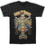 Front - Guns N Roses Unisex Adult 80s Skull Cross T-Shirt
