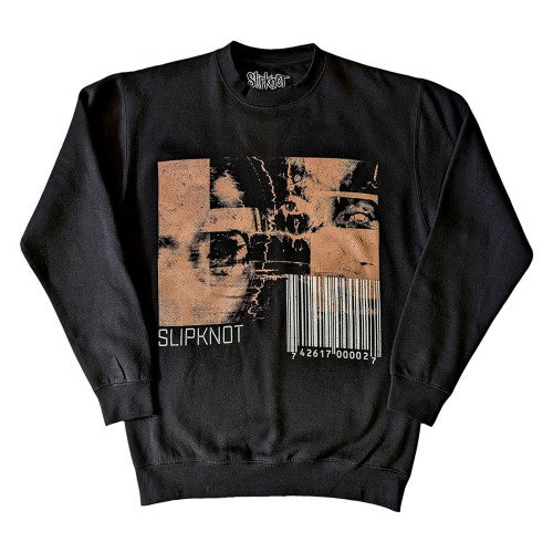 Front - Slipknot Unisex Adult The End So Far Faces and Barcode Back Print Sweatshirt