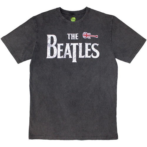 Front - The Beatles Unisex Adult Stone Wash T-Shirt