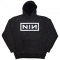Front - Nine Inch Nails Unisex Adult Classic Logo Washed Hoodie