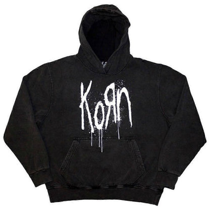 Front - Korn Unisex Adult Still A Freak Back Print Stone Wash Pullover Hoodie