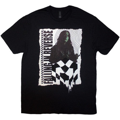 Front - Falling In Reverse Unisex Adult 21 Chequered T-Shirt
