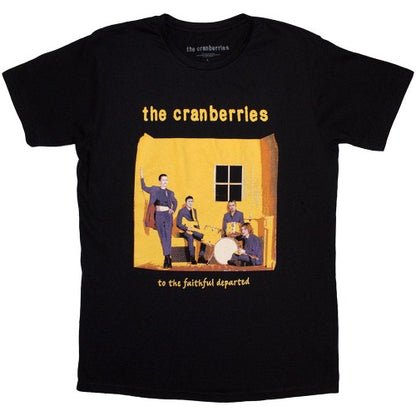 Front - The Cranberries Unisex Adult Faithfully Departed Cover T-Shirt