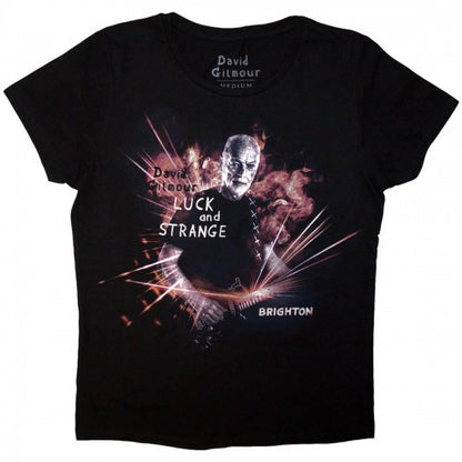 Front - David Gilmour Womens/Ladies Luck & Strange Brighton Back Print T-Shirt