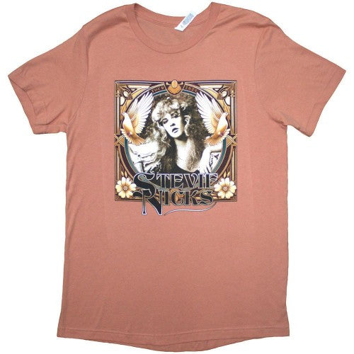Front - Stevie Nicks Womens/Ladies Tour ´24 Retro Photo Back Print T-Shirt