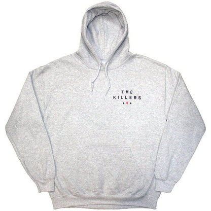 Front - The Killers Unisex Adult Tour ´24 Roulette Wheel Back Print Hoodie