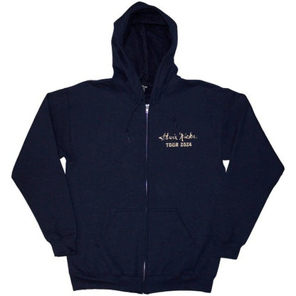 Front - Stevie Nicks Unisex Adult Tour ´24 Live Photo Back Print Full Zip Hoodie