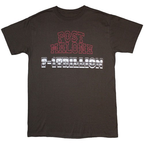 Front - Post Malone Unisex Adult F-1 Trillion Back Print T-Shirt