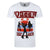 Front - Queen Unisex Adult 1976 Tour Silhouette T-Shirt