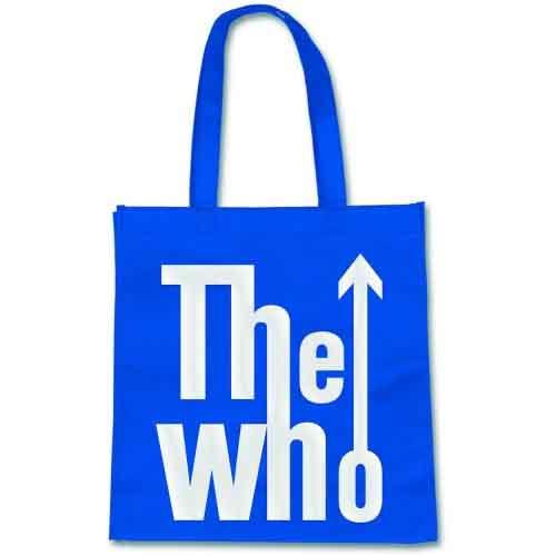 Blue-White - Front - The Who Trend Version Logo Eco Friendly Shopper Bag