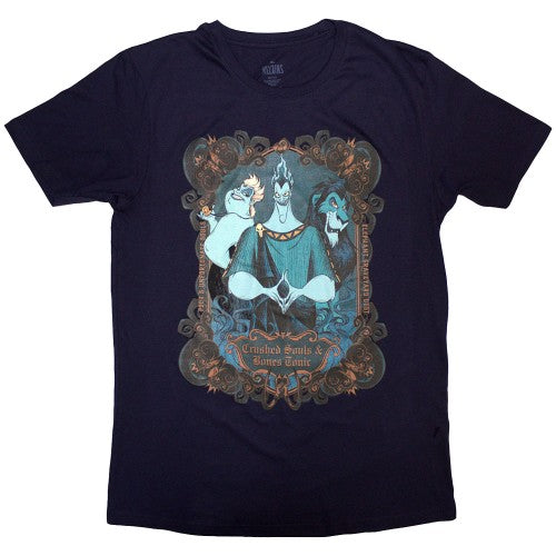 Front - Disney Unisex Adult Villains Crushed Souls T-Shirt
