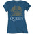 Front - Queen Womens/Ladies Crest T-Shirt