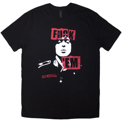 Front - The Libertines Unisex Adult Em Slogan T-Shirt