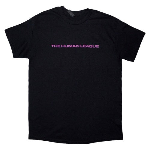 Front - The Human League Unisex Adult Generations Tour 24 Text T-Shirt