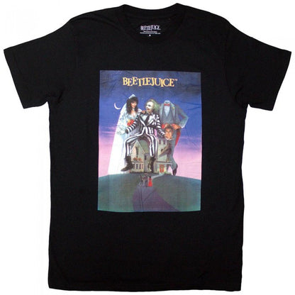 Front - Beetlejuice Unisex Adult Movie Poster T-Shirt
