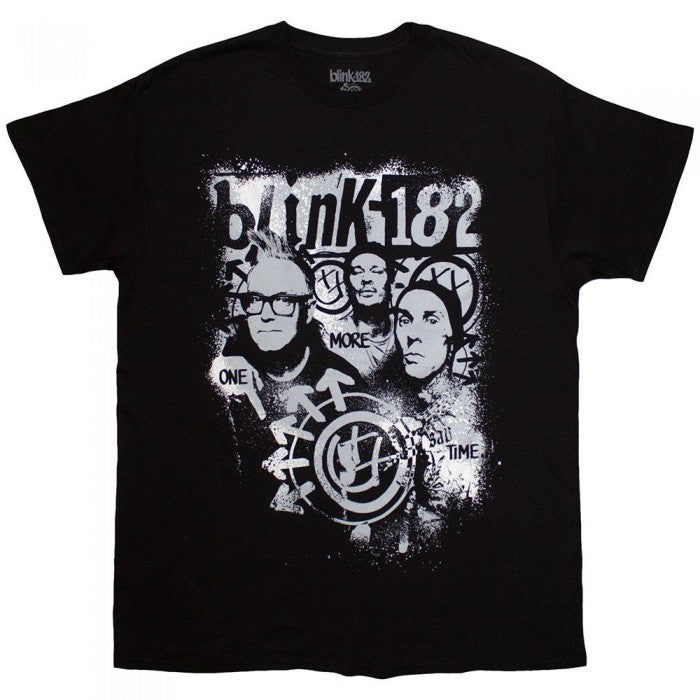 Front - Blink 182 Unisex Adult One More Time Spray Paint T-Shirt