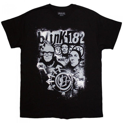 Front - Blink 182 Unisex Adult One More Time Spray Paint T-Shirt