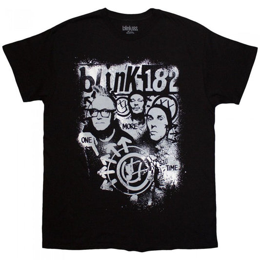 Front - Blink 182 Unisex Adult One More Time Spray Paint T-Shirt