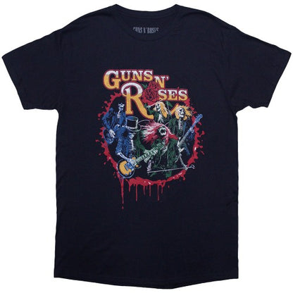 Front - Guns N Roses Unisex Adult Was Here Back Print T-Shirt