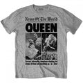 Front - Queen Unisex Adult News Of The World T-Shirt