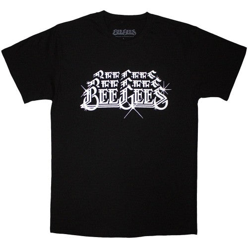 Front - Bee Gees Unisex Adult Stacked Logo T-Shirt
