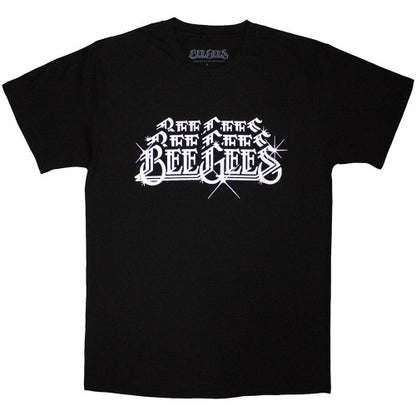 Front - Bee Gees Unisex Adult Stacked Logo T-Shirt