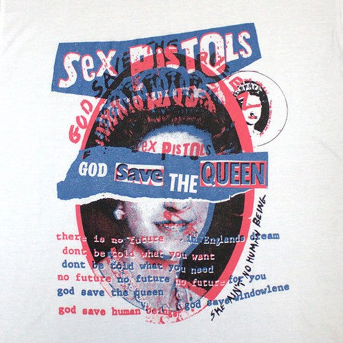 Front - Sex Pistols Unisex Adult God Save The Queen Overlay T-Shirt