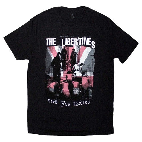 Front - The Libertines Unisex Adult Time For Heroes Flag T-Shirt